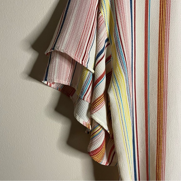 Bobeau multi striped short sleeve top - Picture 8 of 8